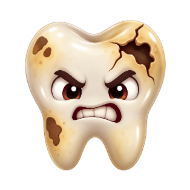 Rotten tooth